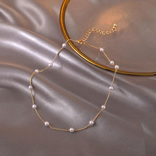vintage gold color simulated-pearl chain choker necklace for women party collar fashion wedding jewelry gift chokers, Golden;silver
vintage gold color simulated-pearl chain choker necklace for women party collar fashion wedding jewelry gift chokers, Golden;silver