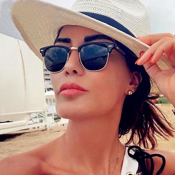 sunglasses 3016 retro women men 2021 brand designer classic sun glasses woman mirror lunette soleil femme uv400, White;black
sunglasses 3016 retro women men 2021 brand designer classic sun glasses woman mirror lunette soleil femme uv400, White;black