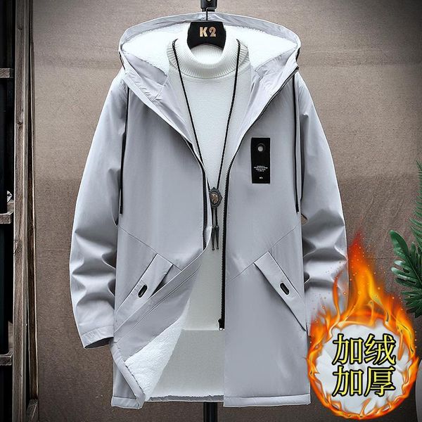 men's trench coats designer autumn and winter jackets mid-length coat plush thickened casual fashion warm jacket gothic cardigan, Tan;black
men's trench coats designer autumn and winter jackets mid-length coat plush thickened casual fashion warm jacket gothic cardigan, Tan;black