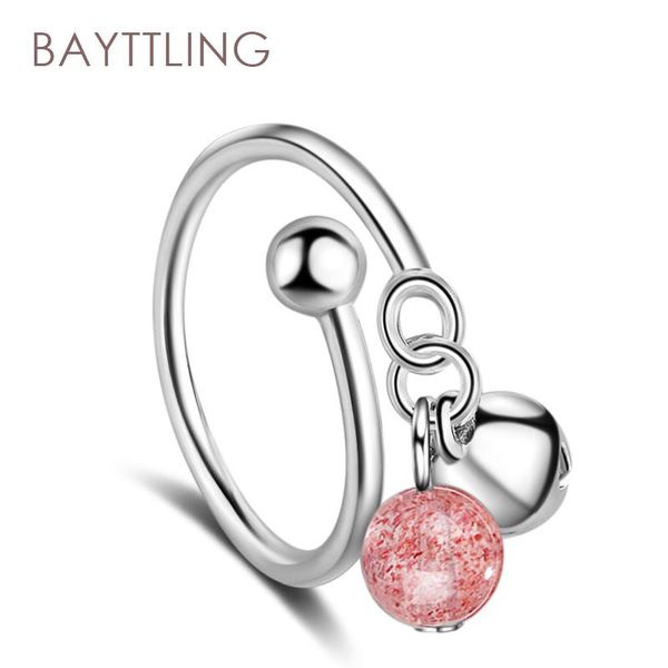 cluster rings bayttling 925 sterling silver bell strawberry crystal open ring for women fashion gift jewelry, Golden;silver
cluster rings bayttling 925 sterling silver bell strawberry crystal open ring for women fashion gift jewelry, Golden;silver