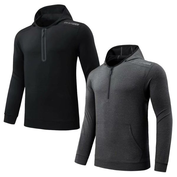 men's halfzip hooded sports gym joggers jogging fitness coat outdoors male sportswear hat dry suit running jackets, Black;red
men's halfzip hooded sports gym joggers jogging fitness coat outdoors male sportswear hat dry suit running jackets, Black;red