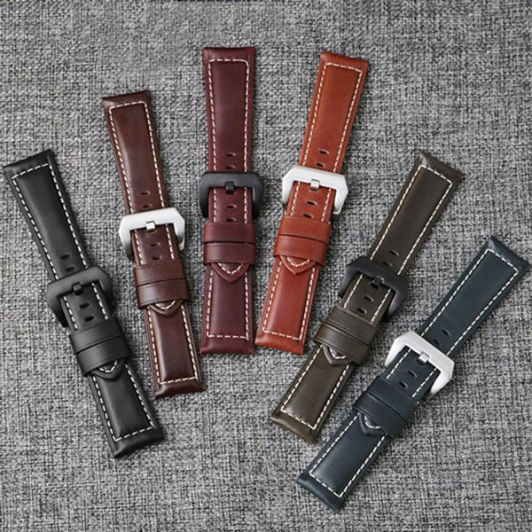 watch bands retro genuine leather watchband 20mm 22mm 24mm 26mm black brown bracelet for pam111/441 series men's accessories
watch bands retro genuine leather watchband 20mm 22mm 24mm 26mm black brown bracelet for pam111/441 series men's accessories