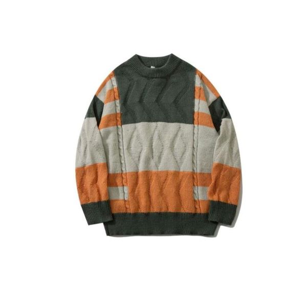 men's sweaters sweater 2021 autumn winter fashion color block pullover man casual warm knitted street trend w2217, White;black
men's sweaters sweater 2021 autumn winter fashion color block pullover man casual warm knitted street trend w2217, White;black