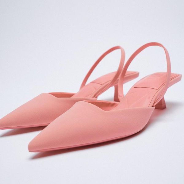 dress shoes 2021 designer pink pointed toe slingback heels back strappy female sandals, Black
dress shoes 2021 designer pink pointed toe slingback heels back strappy female sandals, Black