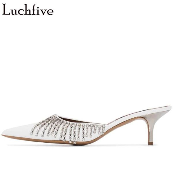 slippers summer women shoes crystal tassel pointy toe kitten heels party big size white woman, Black
slippers summer women shoes crystal tassel pointy toe kitten heels party big size white woman, Black