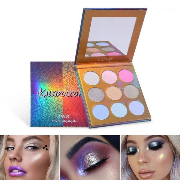 highlight glitter fluorescent 9 color palette shimmer brilliant rainbow eyeshadow powder makeup kit for women1
highlight glitter fluorescent 9 color palette shimmer brilliant rainbow eyeshadow powder makeup kit for women1