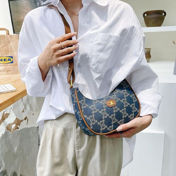 evening bags yilian retro printing single shoulder bag for women fashion versatile trend large capacity women's