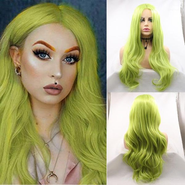 baicheng lace front wigs mint green color synthetic wig light long straight frontal 22 inches1, Black
baicheng lace front wigs mint green color synthetic wig light long straight frontal 22 inches1, Black