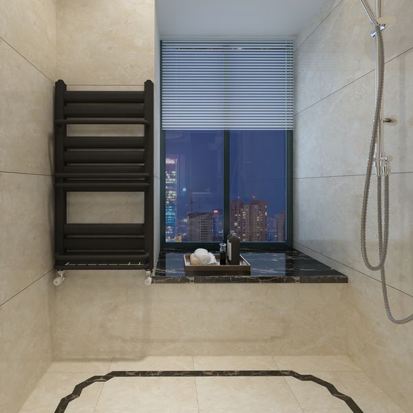 bathroom hydronic heated towel warmer ladder radiator
