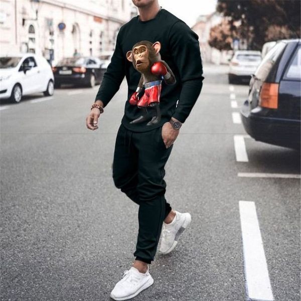 3d printing men's monkey picture casual wear suit long sleeve trousers comfortable slim fit fashion fit daily travel street style worko, Gray
3d printing men's monkey picture casual wear suit long sleeve trousers comfortable slim fit fashion fit daily travel street style worko, Gray