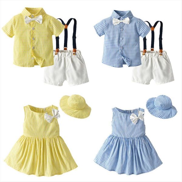 family plaid brother and sister kids matching outfits boys gentleman suit princess girls tutu dress sets children clothes, White
family plaid brother and sister kids matching outfits boys gentleman suit princess girls tutu dress sets children clothes, White