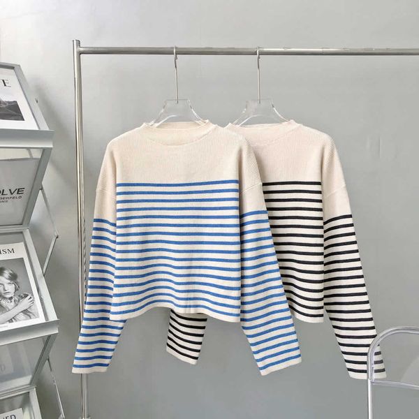 design clothing 21 autumn short striped knitted long sleeved sea soul navy style simple pullover sweater versatile shirt qingdao, White;black
design clothing 21 autumn short striped knitted long sleeved sea soul navy style simple pullover sweater versatile shirt qingdao, White;black