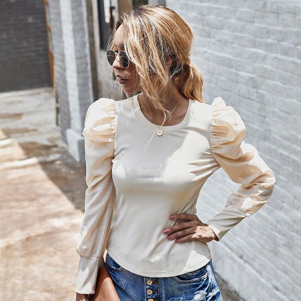 women's t-shirt t shirt women long sleeve elegant ladies puff solid black one piece tshirts wholesale clothing 2021 fashion autumn spri, White
women's t-shirt t shirt women long sleeve elegant ladies puff solid black one piece tshirts wholesale clothing 2021 fashion autumn spri, White