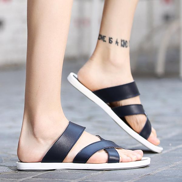 slippers sandals men summer sandalias for man men's flip flops soft sandale homme cuir piscine leather para hombre bulk playa, Black
slippers sandals men summer sandalias for man men's flip flops soft sandale homme cuir piscine leather para hombre bulk playa, Black