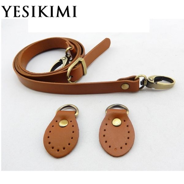 110-120cm adjustable diy bag belt genuine leather bolsa accessories replacement shoulder bag straps handles, Black
110-120cm adjustable diy bag belt genuine leather bolsa accessories replacement shoulder bag straps handles, Black