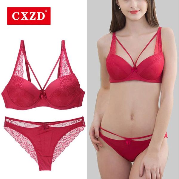 bras sets cxzd women's underwear set lingerie bra lace push up plus size of and panty bralette, Red;black
bras sets cxzd women's underwear set lingerie bra lace push up plus size of and panty bralette, Red;black