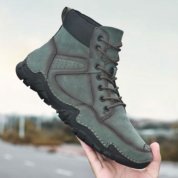 fashion autumn winter men boots genuine leather handmade ankle boots outdoor boots men business banquet leather, Black
fashion autumn winter men boots genuine leather handmade ankle boots outdoor boots men business banquet leather, Black