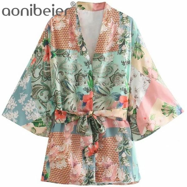 printed casual holiday women kimono shirts fashion open front raglan sleeve loose blouses female long with sashes 210604, White
printed casual holiday women kimono shirts fashion open front raglan sleeve loose blouses female long with sashes 210604, White