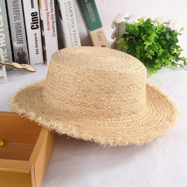 wide brim hats sun women caps flat straw summer spring outdoor beach handemade casual, Blue;gray
wide brim hats sun women caps flat straw summer spring outdoor beach handemade casual, Blue;gray