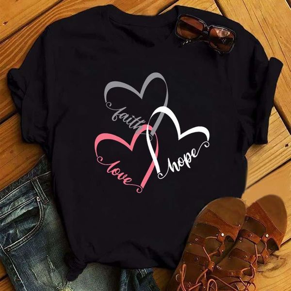 women's t-shirt women t shirt funny love heart casual summer short sleeve harajuku graphic woman tees black, White
women's t-shirt women t shirt funny love heart casual summer short sleeve harajuku graphic woman tees black, White