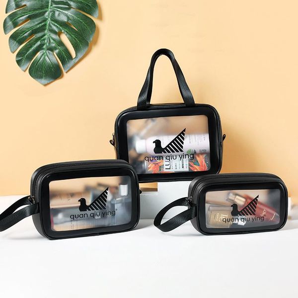 waterproof transparent women's cosmetic cases travel organizer makeup bag beautician make up bags wash toiletry necessaries
waterproof transparent women's cosmetic cases travel organizer makeup bag beautician make up bags wash toiletry necessaries