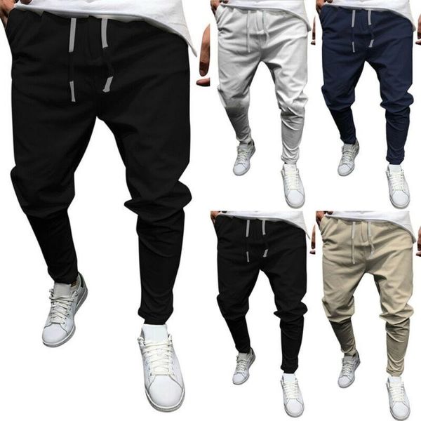 men's pants casual loose fitted plain drawstring trousers cargo bottoms summer, Black
men's pants casual loose fitted plain drawstring trousers cargo bottoms summer, Black