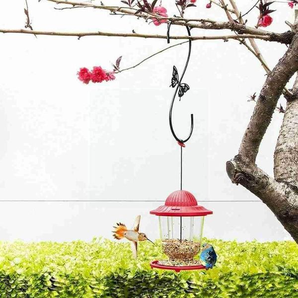 hooks & rails 1pc black decorative hook for outdoor metal bird feeder multi-purpose patio type s decoration to x2m2
hooks & rails 1pc black decorative hook for outdoor metal bird feeder multi-purpose patio type s decoration to x2m2