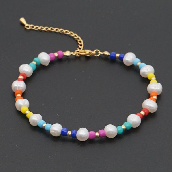 design summer versatile colorful niche rice bead foot chain natural freshwater pearl beach foot decoration, Red;blue
design summer versatile colorful niche rice bead foot chain natural freshwater pearl beach foot decoration, Red;blue