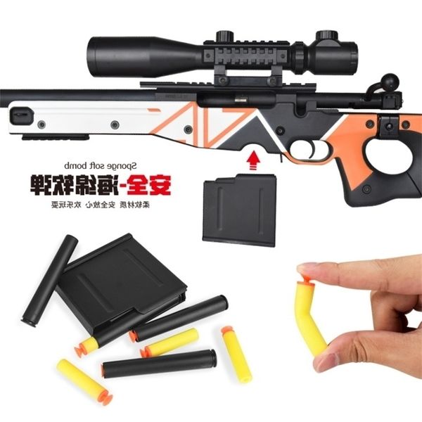 jieying awm nylon simulation shell throwing msr sniper soft bullet gun eating chicken multiplayer boy toy military model
jieying awm nylon simulation shell throwing msr sniper soft bullet gun eating chicken multiplayer boy toy military model