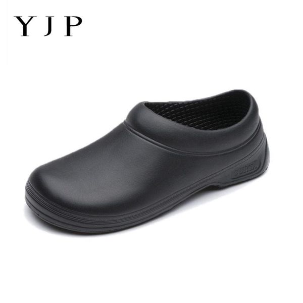 slippers yjp men's chef shoes eva waterproof non-slip kitchen cook working slip on business round toe wearable, Black
slippers yjp men's chef shoes eva waterproof non-slip kitchen cook working slip on business round toe wearable, Black