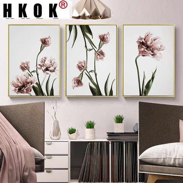 paintings hkok modern tulip flower wall art canvas floral poster prints scandinavia pictures living room bedroom home decorative
paintings hkok modern tulip flower wall art canvas floral poster prints scandinavia pictures living room bedroom home decorative