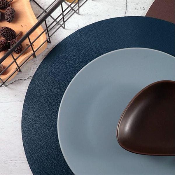 mats & pads 6pcs pu leather cup mat set double side color table placemat coffee tea pad drink holder home decoration
mats & pads 6pcs pu leather cup mat set double side color table placemat coffee tea pad drink holder home decoration