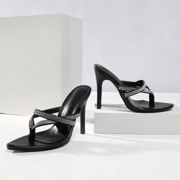 2021 european female summer roman diamond-encrusted slippers with a single character fashion sandals with high heels1, Black
2021 european female summer roman diamond-encrusted slippers with a single character fashion sandals with high heels1, Black