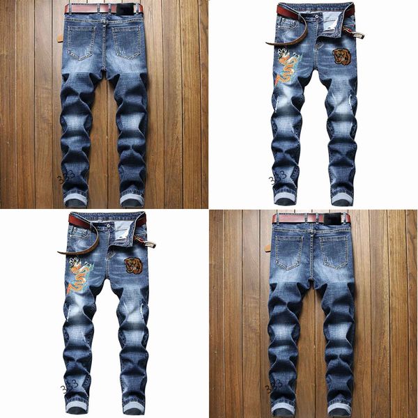 mens fashion jeans embroidered tiger dragon skinny trousers mens slim motorcycle moto biker hip hop denim mens jeans 29-38, Blue
mens fashion jeans embroidered tiger dragon skinny trousers mens slim motorcycle moto biker hip hop denim mens jeans 29-38, Blue