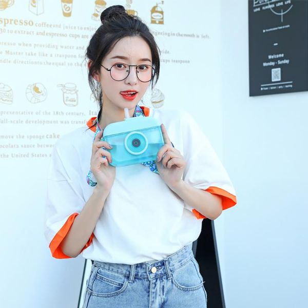 water bottle 400ml creative camera straw kettle high capacity healthy premium transparent drinking cup with strap for camping
water bottle 400ml creative camera straw kettle high capacity healthy premium transparent drinking cup with strap for camping