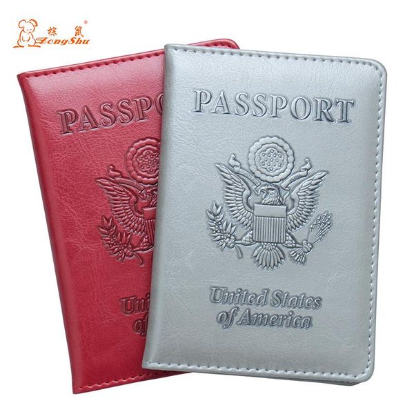 card holders the usa blue fashion personalized oil embossing passport holder candy cover pu leather wallet solid color, Brown;gray
card holders the usa blue fashion personalized oil embossing passport holder candy cover pu leather wallet solid color, Brown;gray