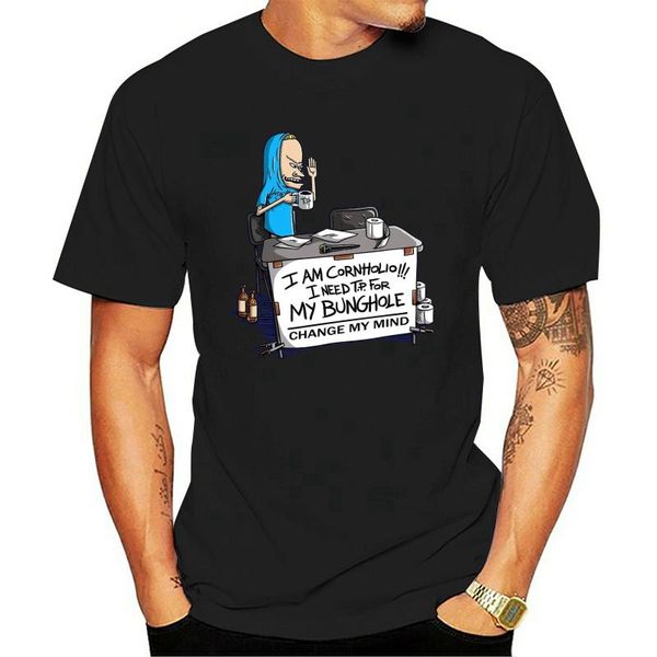 men's t-shirts beavis and butthead diy fashion leisure women's t-shirt cotton round collar i am cornholio anime shirt, White;black 
men's t-shirts beavis and butthead diy fashion leisure women's t-shirt cotton round collar i am cornholio anime shirt, White;black