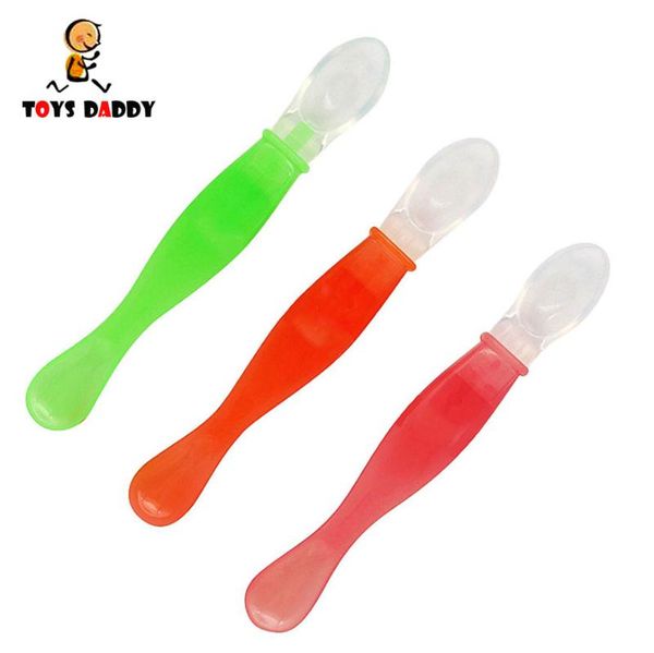 pacifiers# 1pc baby spoon feeding soft silicone infant flatware feeder utensils tableware rice cereal tools cutlery
pacifiers# 1pc baby spoon feeding soft silicone infant flatware feeder utensils tableware rice cereal tools cutlery