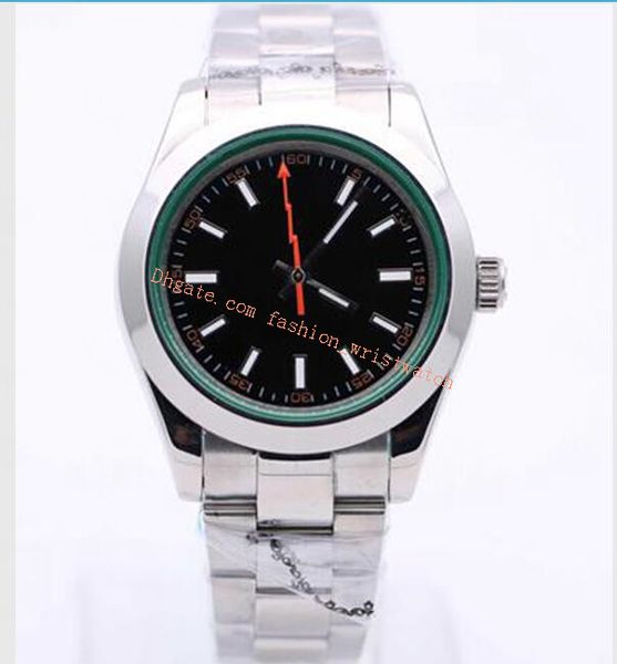 original box luxury wristwatches watch 40mm 116400 black dial sapphire stainless steel asia 2813 movement automatic mens watches, Slivery;brown
original box luxury wristwatches watch 40mm 116400 black dial sapphire stainless steel asia 2813 movement automatic mens watches, Slivery;brown