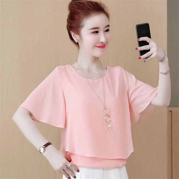 women's blouses & shirts women summer chiffon elegant half sleeve solid o-neck female work wear plus size -7xl 8xl 10 colors, White
women's blouses & shirts women summer chiffon elegant half sleeve solid o-neck female work wear plus size -7xl 8xl 10 colors, White