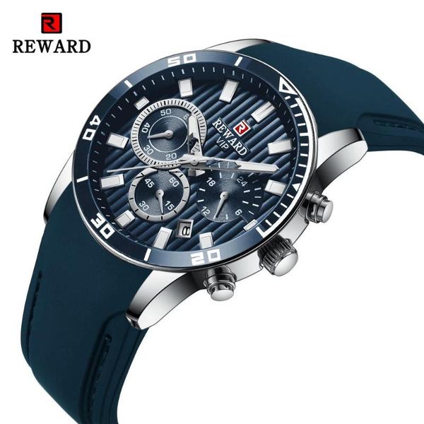 wristwatches reward mens watches blue quartz watch chronograph men silicone waterproof date sport wrist man male clock, Slivery;brown
wristwatches reward mens watches blue quartz watch chronograph men silicone waterproof date sport wrist man male clock, Slivery;brown