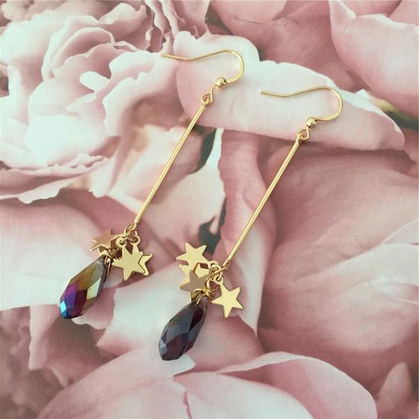 dangle & chandelier lovely gold color plating star with stone drop earrings for women girl elegant gorgeous casual chic trendy jewelr, Silver
dangle & chandelier lovely gold color plating star with stone drop earrings for women girl elegant gorgeous casual chic trendy jewelr, Silver