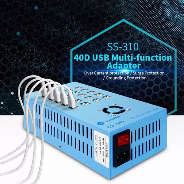power tool sets sunshine ss-310 40-port usb charger for mobile phone tablet pad charging high arrangement and interpolation
power tool sets sunshine ss-310 40-port usb charger for mobile phone tablet pad charging high arrangement and interpolation