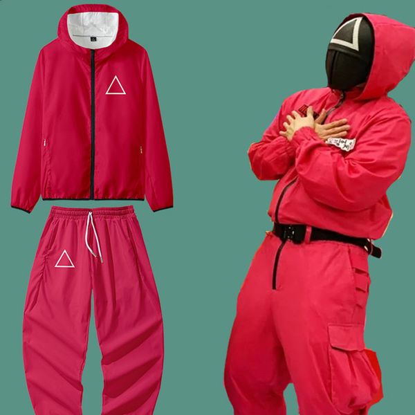korean teleplay squid game cosplay costume men and women jacket li zhengjae 456 same sportswear plus size hoodie hallowmas, Black
korean teleplay squid game cosplay costume men and women jacket li zhengjae 456 same sportswear plus size hoodie hallowmas, Black