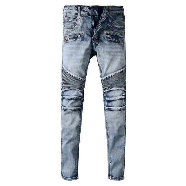 men's jeans european american street fashion men retro blue slim fit spliced designer biker hip hop cotton denim punk pants
men's jeans european american street fashion men retro blue slim fit spliced designer biker hip hop cotton denim punk pants