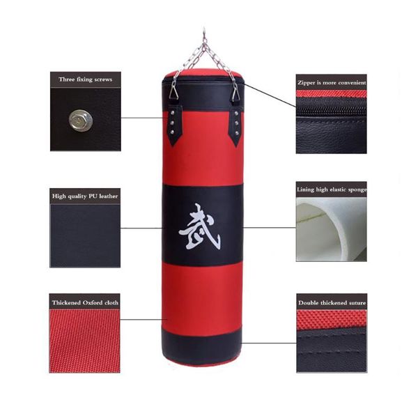 sand bag 60cm empty boxing hanging kick sandbag fight karate training punching with metal chain hook durable
sand bag 60cm empty boxing hanging kick sandbag fight karate training punching with metal chain hook durable