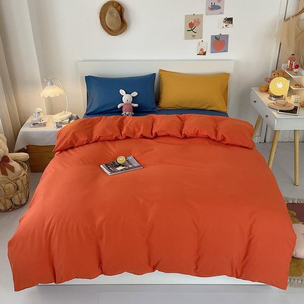 bedding sets solid color duvet cover contrasting design set simple skin friendly breathable bedclothes with pillowcase sheet
bedding sets solid color duvet cover contrasting design set simple skin friendly breathable bedclothes with pillowcase sheet
