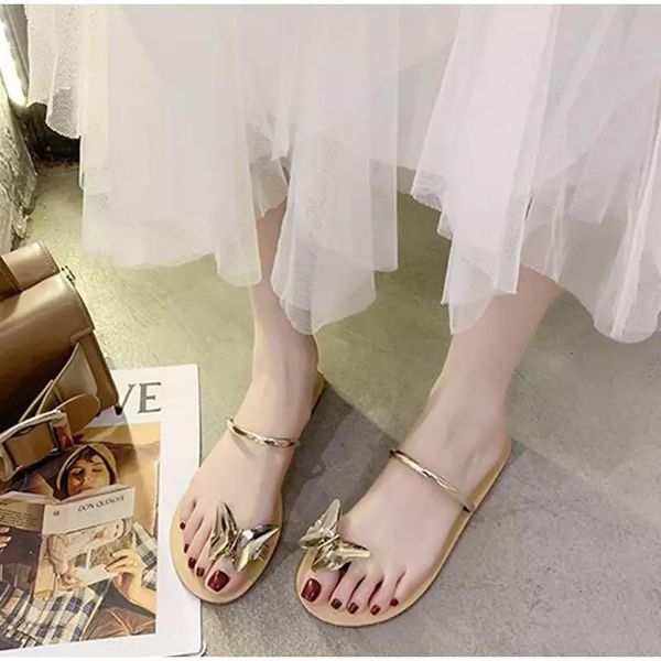 women's fashion flip flop women slippers clip toe butterfly elegant female sandals summer casual ladies shoes slides, Black
women's fashion flip flop women slippers clip toe butterfly elegant female sandals summer casual ladies shoes slides, Black