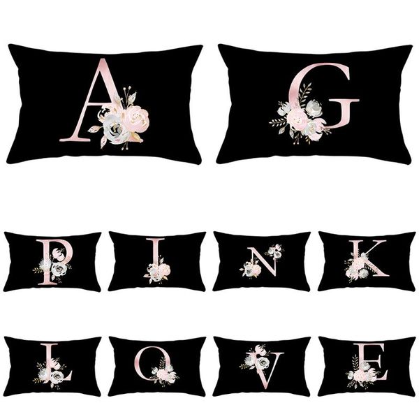 cushion/decorative pillow black 26 letter rectangular pillowcase 30*50cm stylish design hug for home decoration bedroom living room cushion
cushion/decorative pillow black 26 letter rectangular pillowcase 30*50cm stylish design hug for home decoration bedroom living room cushion
