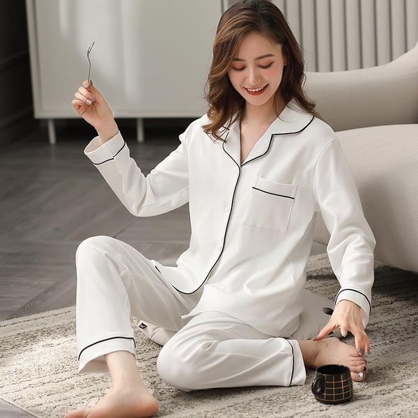 100% cotton pajamas winter women sleepwear dormir lounge solid white pijama mujer bedroom home clothes pure pyjamas pjs, Black;red
100% cotton pajamas winter women sleepwear dormir lounge solid white pijama mujer bedroom home clothes pure pyjamas pjs, Black;red